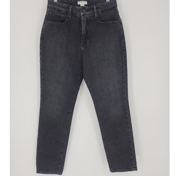 Good American Black Wash Cotton Blend Jeans Size 2/26 - Picture 8 of 9